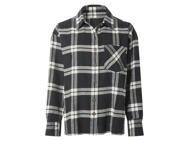 Chemise en flanelle oversize femme