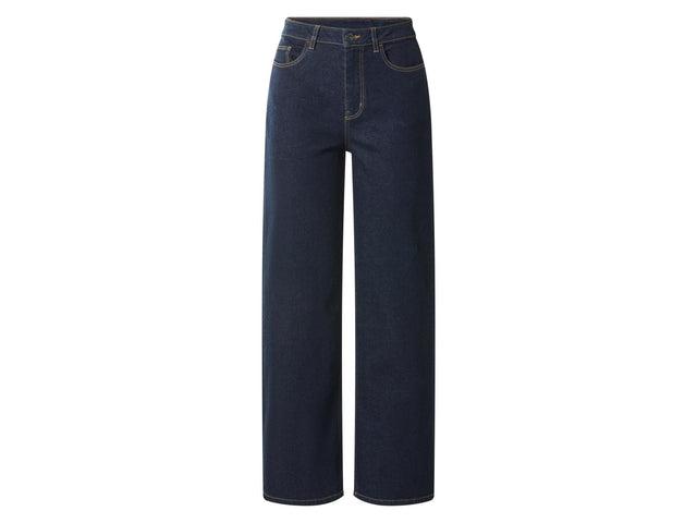 Jean large taille haute femme