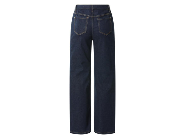 Jean large taille haute femme
