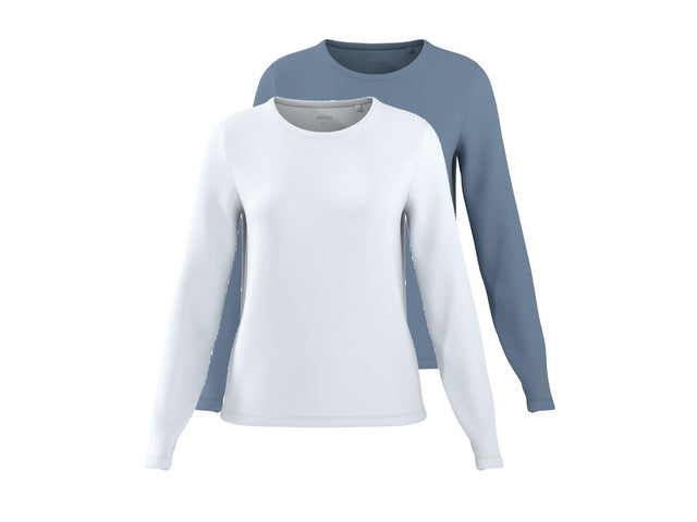 Lot de 2 t-shirts à manches longues femme