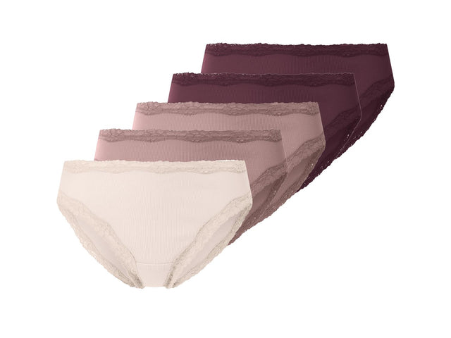 Lot de 5 slips femme