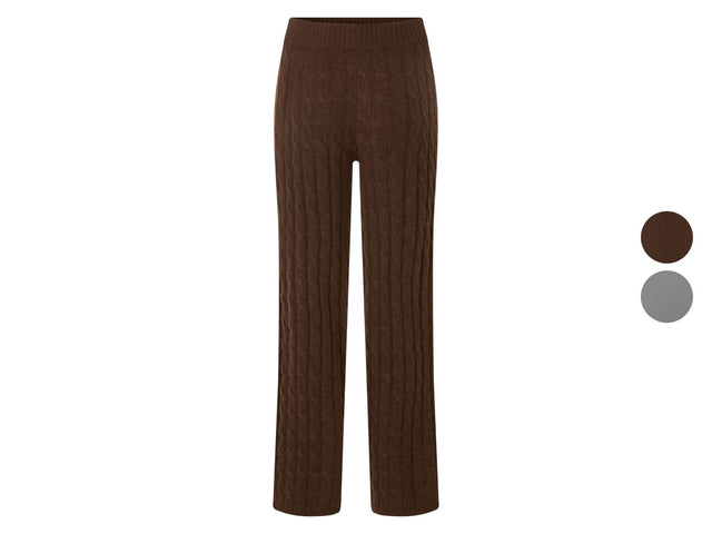 Pantalon en maille fine femme