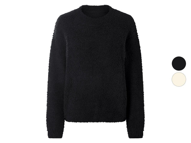 Pull en peluche femme