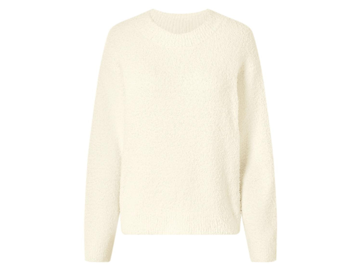 Pull en peluche femme