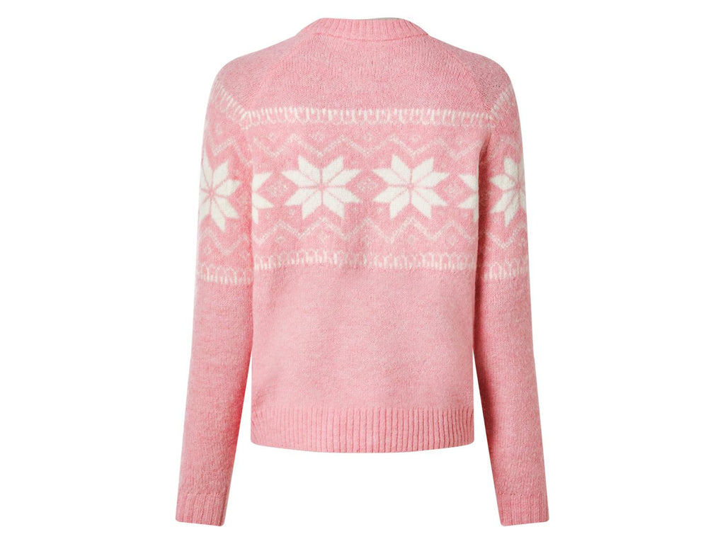 Pull-over en grosse maille femme