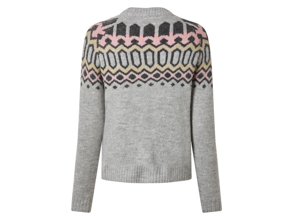 Pull-over en grosse maille femme