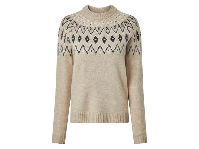 Pull-over en grosse maille femme