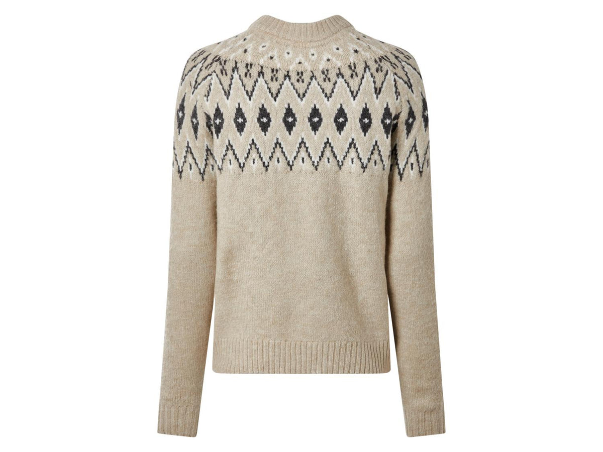 Pull-over en grosse maille femme