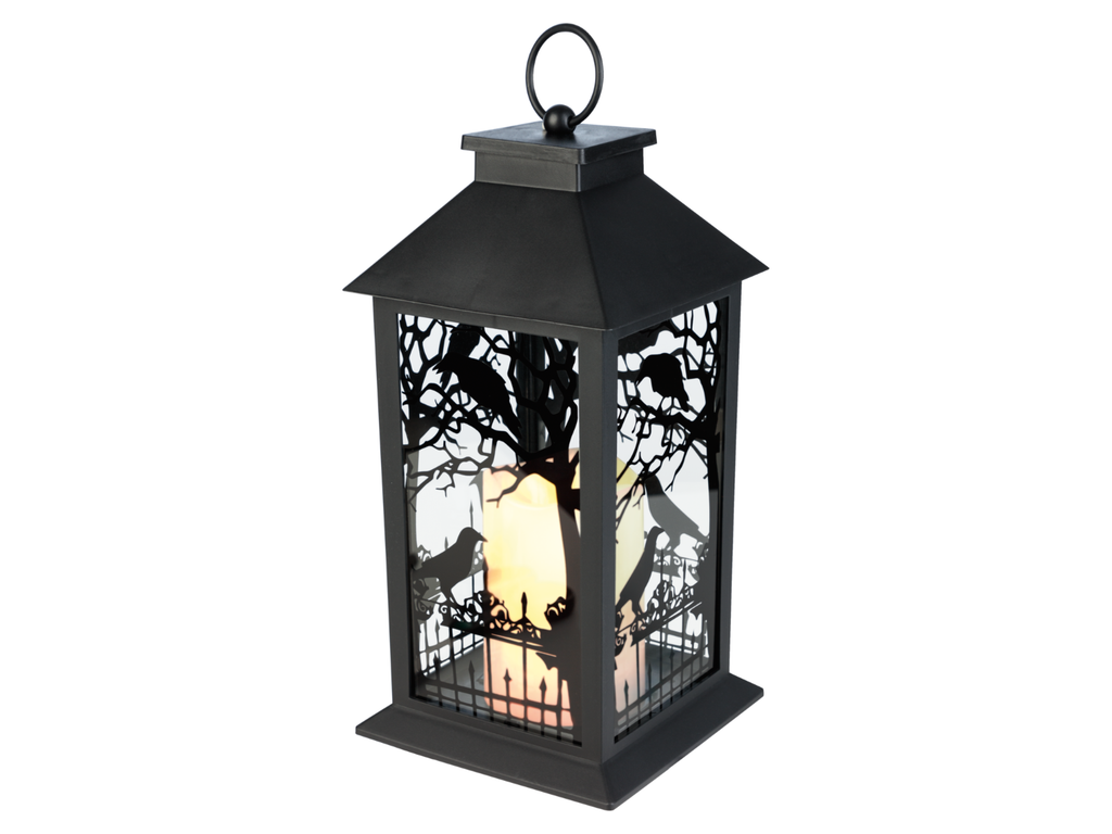 Lanterne d'Halloween LED, avec effet clignotant