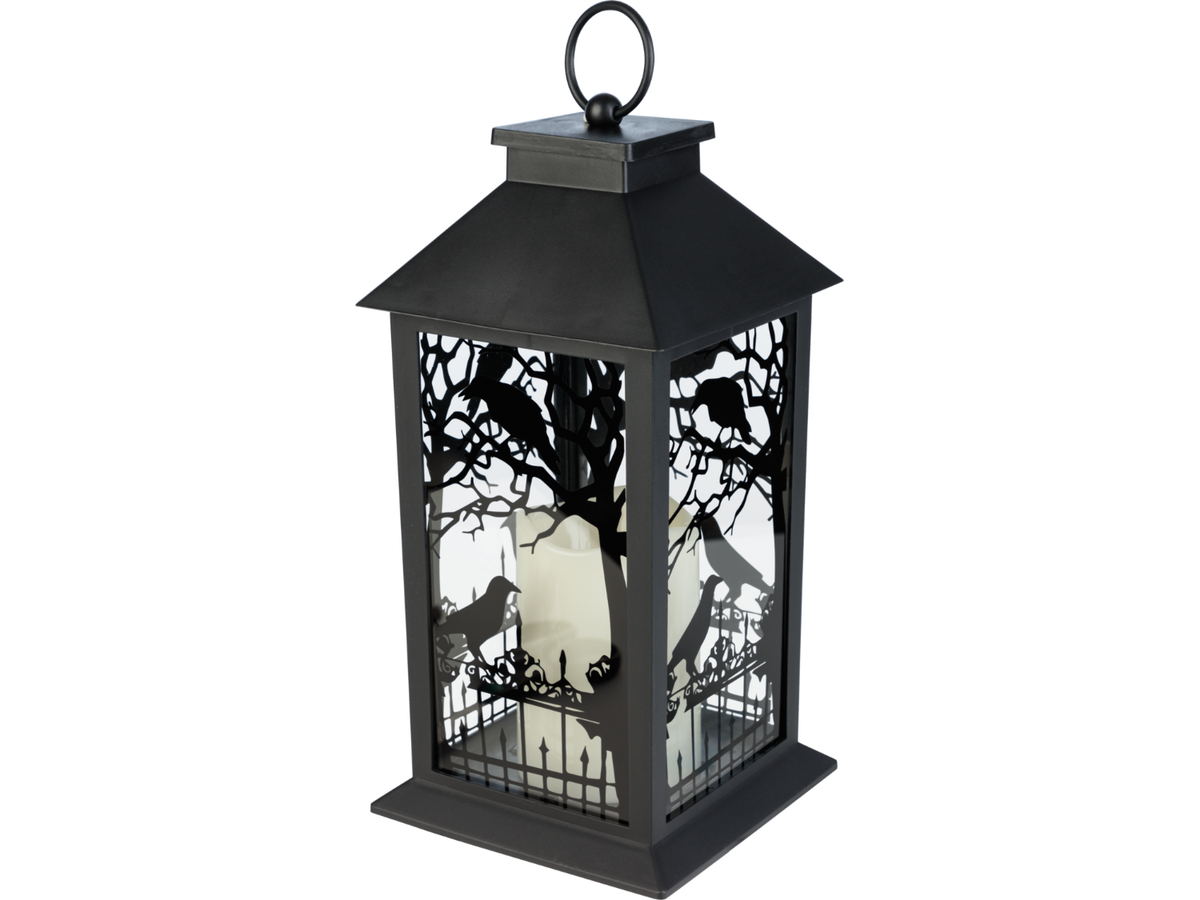 Lanterne d'Halloween LED, avec effet clignotant