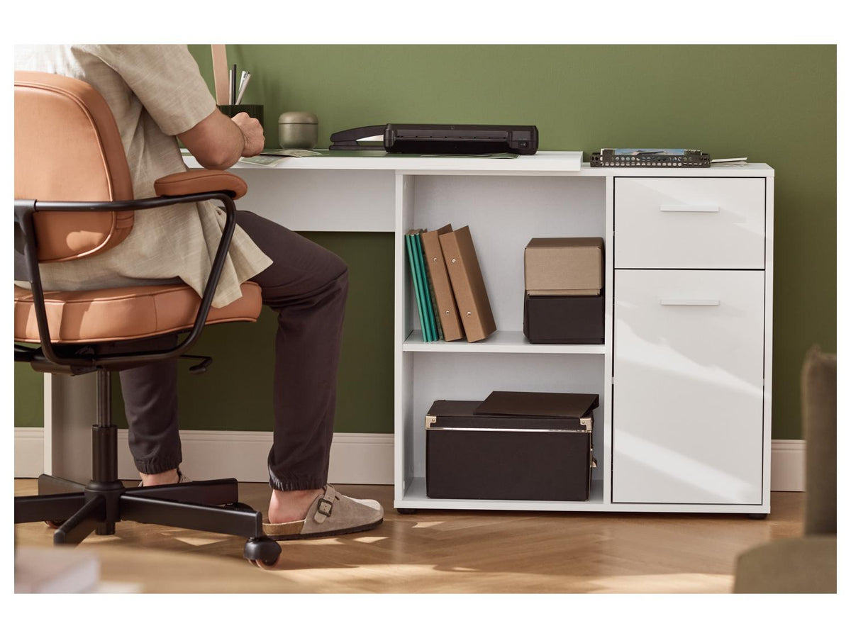 Bureau avec caisson de rangement
