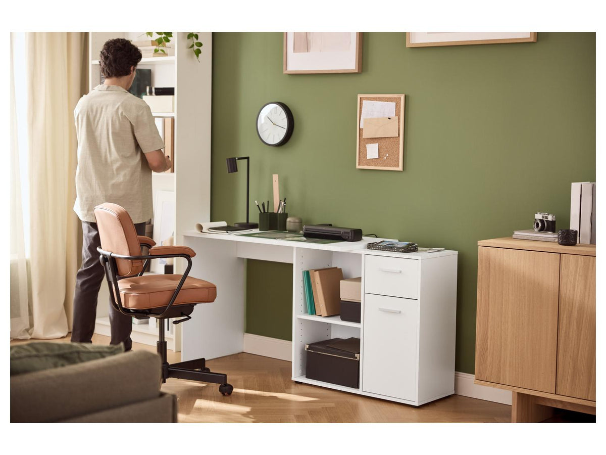 Bureau avec caisson de rangement