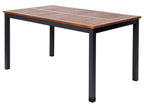 Table de jardin + Lot de 4 fauteuils en résine tressée Valencia