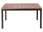 Table de jardin + Lot de 4 fauteuils en résine tressée Valencia