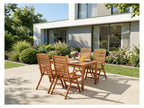Table de jardin + Lot de 6 fauteuils Sevilla