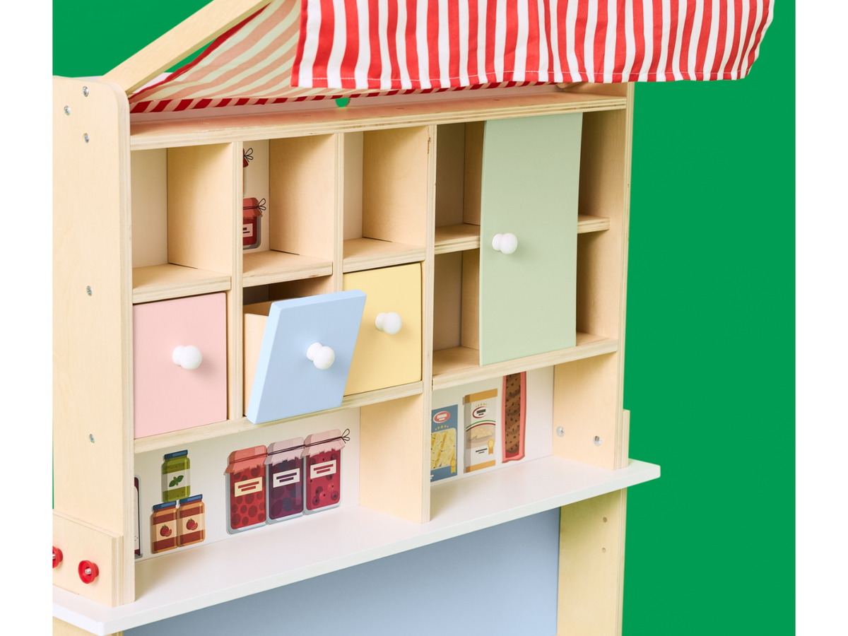 Épicerie en bois