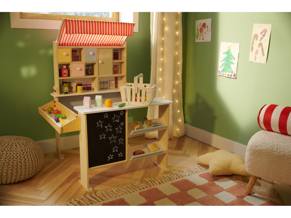 Épicerie en bois