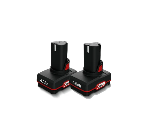 Lot de 2 batteries, 4 Ah, 12 V