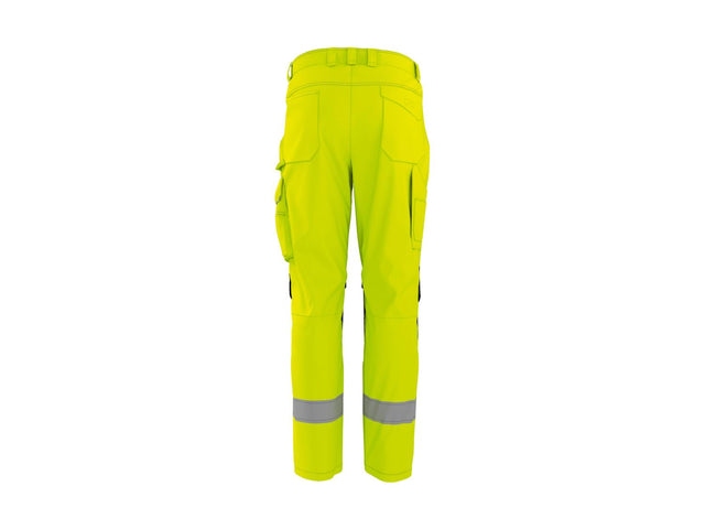 Pantalon de travail en softshell réfléchissant homme