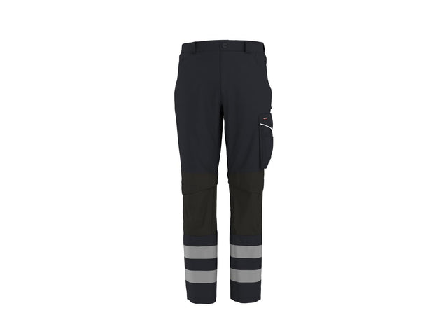 Pantalon de travail en softshell réfléchissant homme