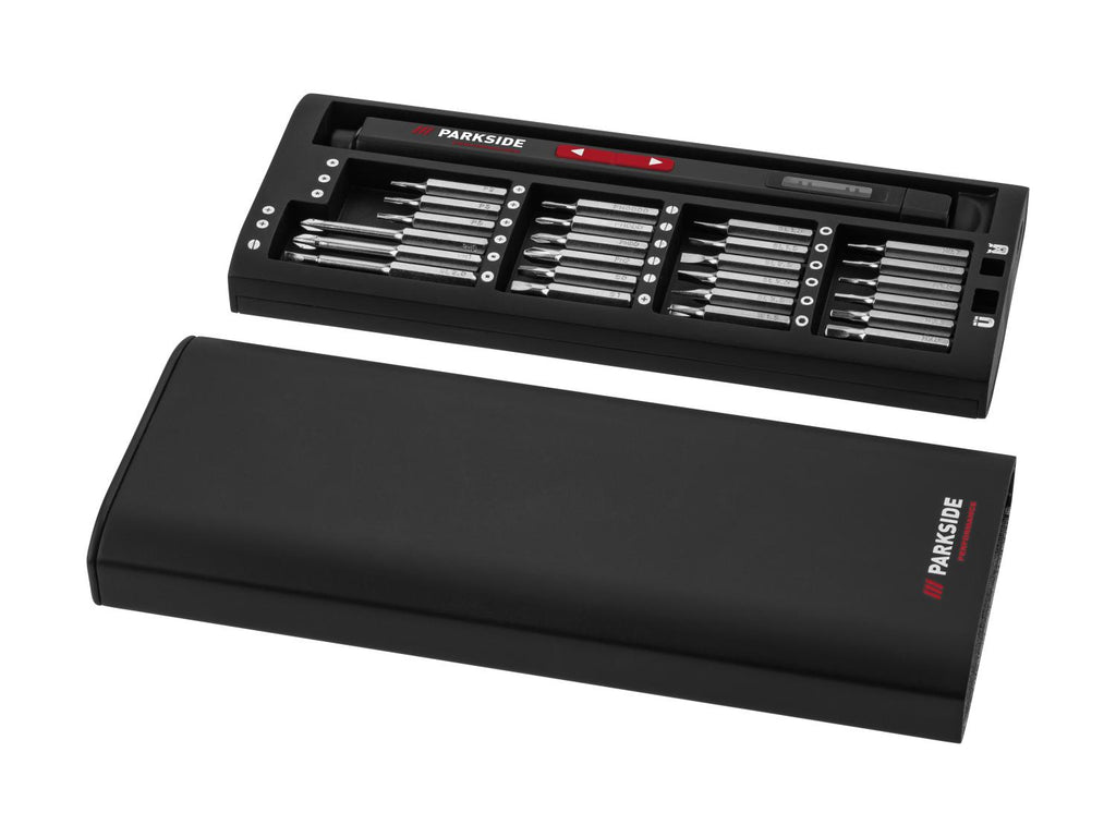 Set de tournevis de précision sans fil 4 V, PPEPS 3 A1, avec boîte de charge et de rangement