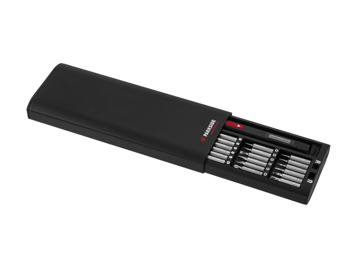 Set de tournevis de précision sans fil 4 V, PPEPS 3 A1, avec boîte de charge et de rangement