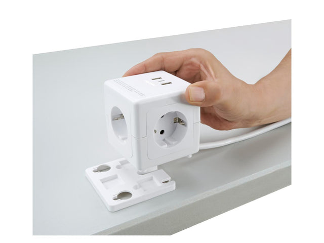 Multiprise cube avec ports USB