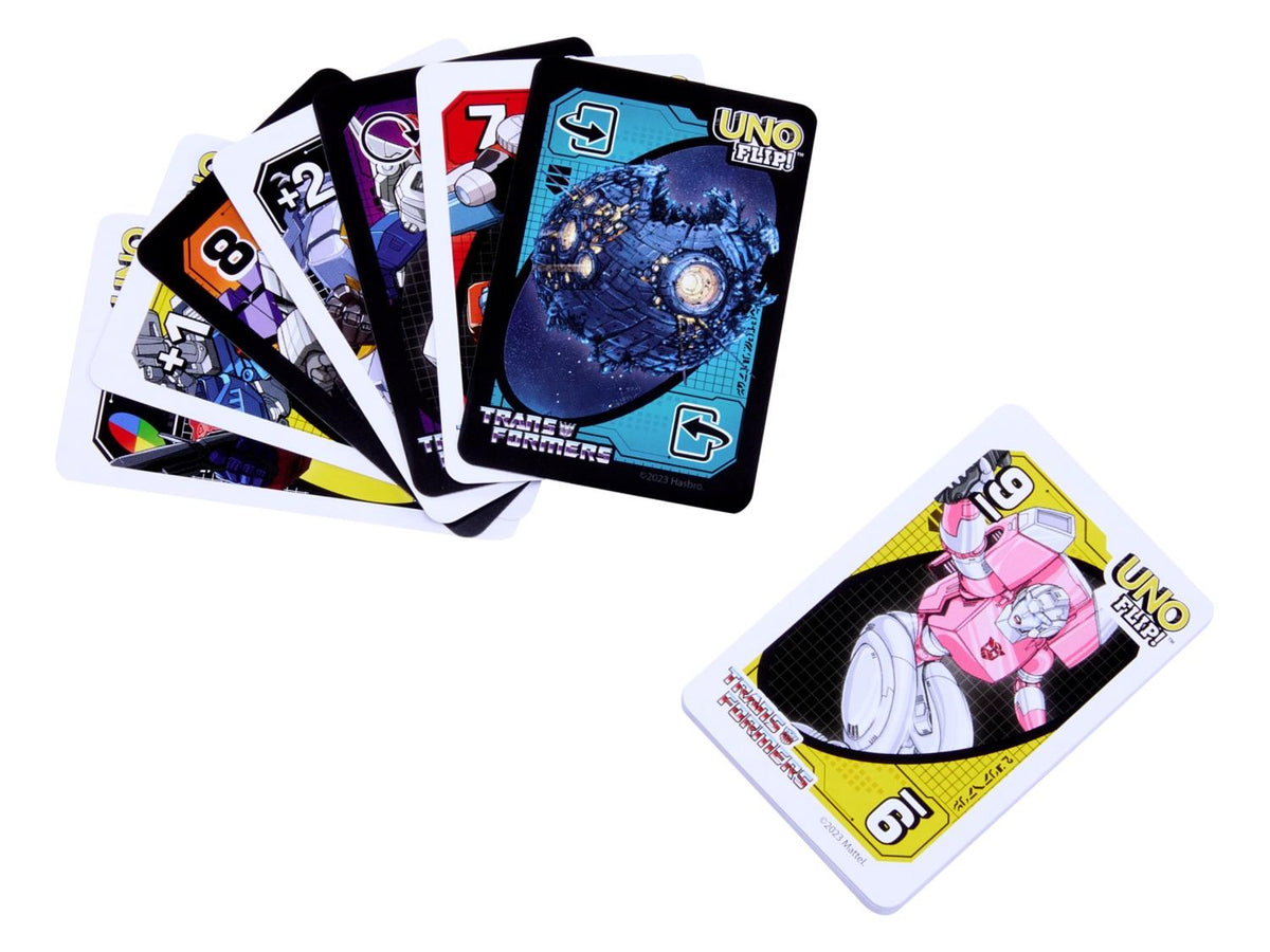 Jeu de cartes Flip Transformers